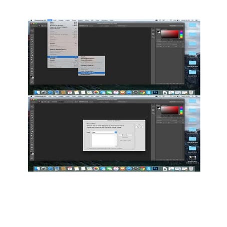 HDR Process (How to create a HDR image using RAW Photos) | PDF