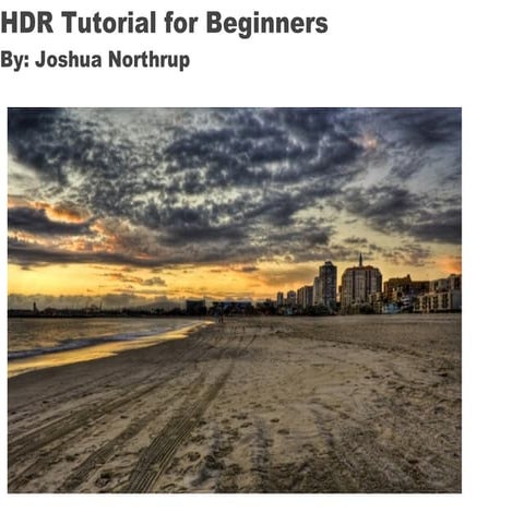 HDR Tutorial