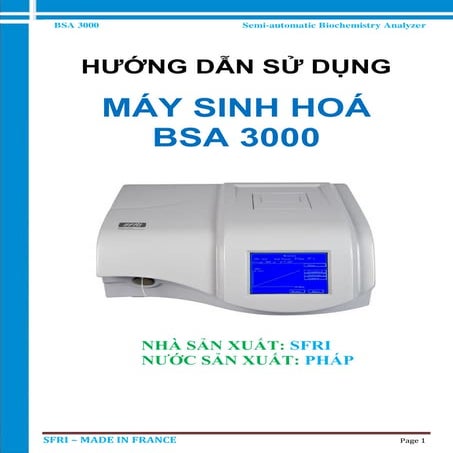 Hdsd bsa 3000