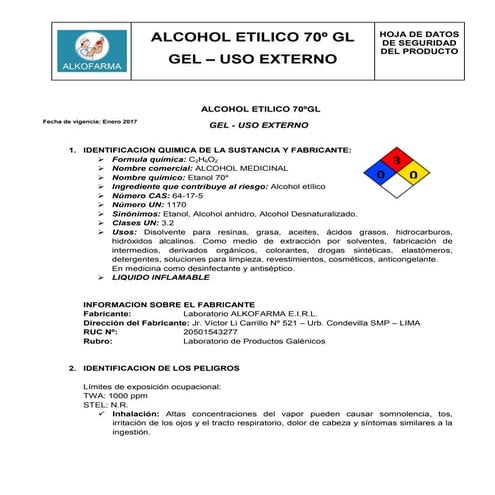 Hdsm 1546 alcohol 70º medicinalgel_n.e | PDF