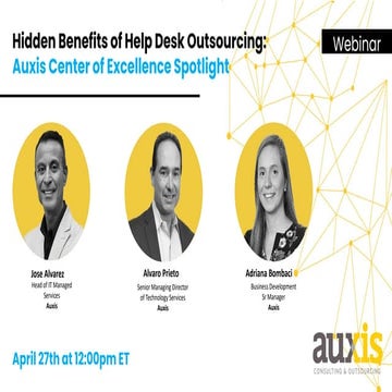 Hidden Benefits of Help Desk Outsourcing Webinar Recap