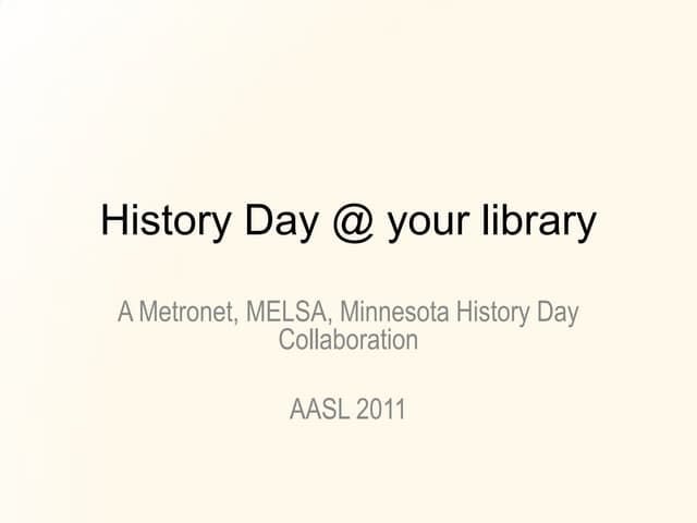 Hd@your library aasl