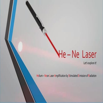 Helium Neon Laser
