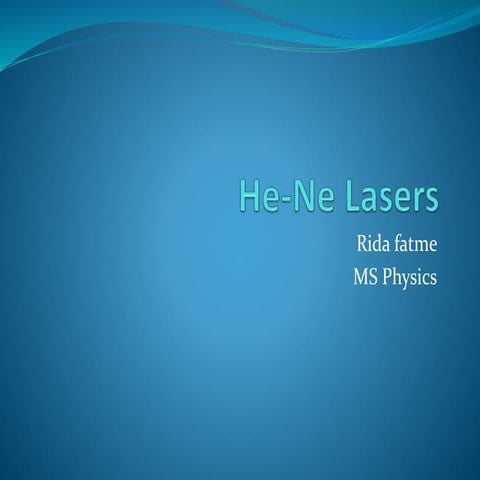 He ne lasers 1