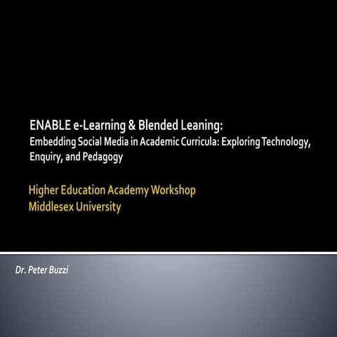 Using Social Media in Teaching, Learning and Assessment