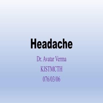 Headache