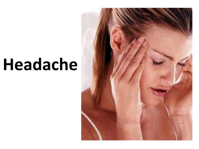 HEADACHE - CLASSIFICATION