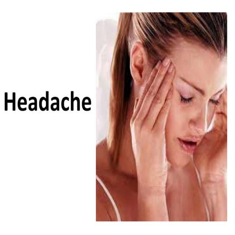 HEADACHE - CLASSIFICATION