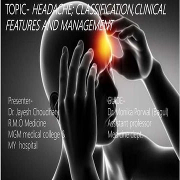 Migraine its presentation and management | PPT