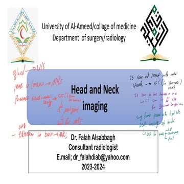 Head and neck imaging and demonstration of disorders .pdf