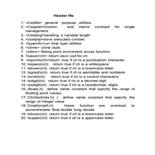 Header file | PDF