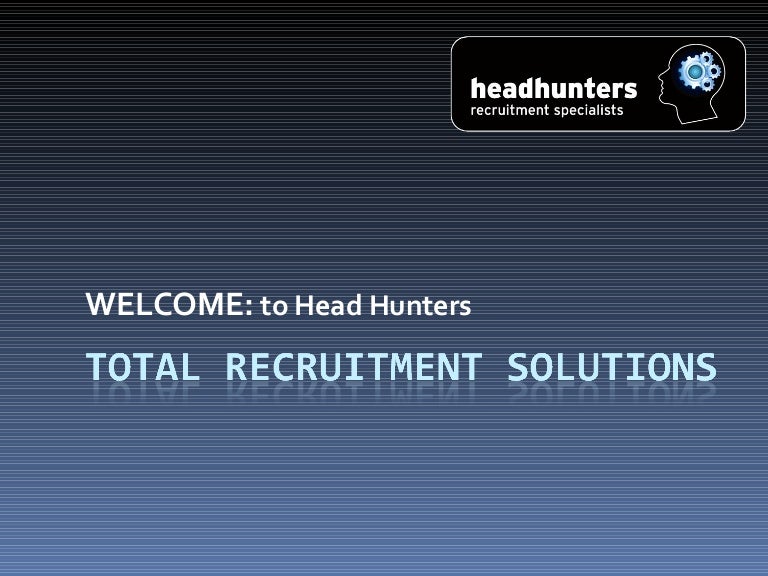 headhunters corporate recruitment presentation