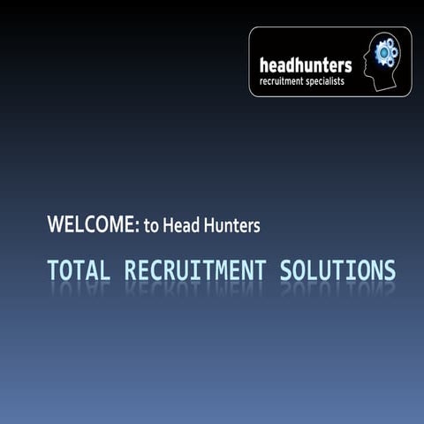 headhunters corporate recruitment presentation