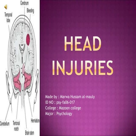 Head Injuries | PPTX