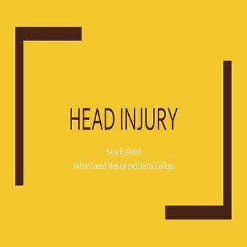 Head Injury