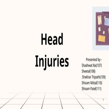 Head injury powerpoint presentation of FORENSIC MEDICINE AND TOXICOLOGY ...