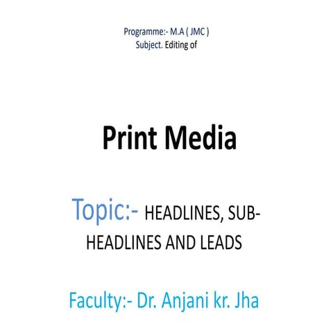 Headlines in news Headlines in news Headlines in news