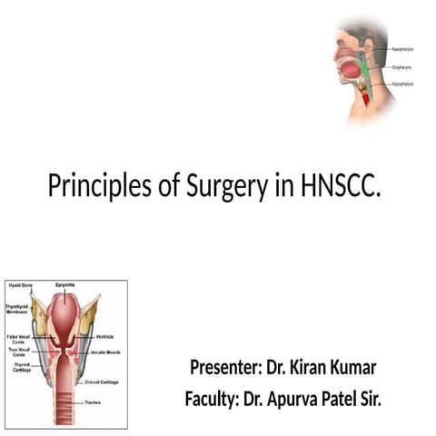 head neck surgery : management of neck in oral carcinoma | PPTX