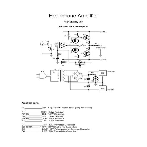 Headphone amplifier