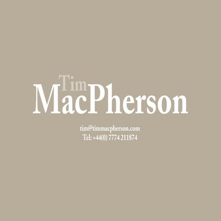 "Heads and Tails" Tim Mac Pherson 