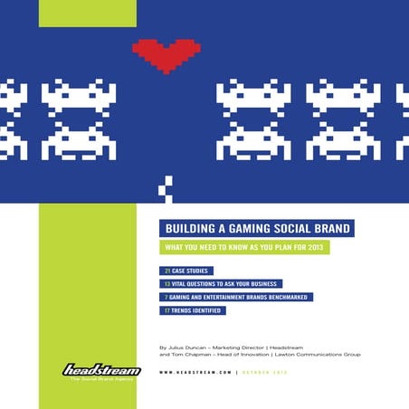 Building A Gaming Social Brand 2012