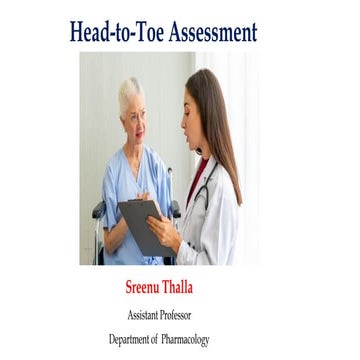 Head to Toe Assessment with Examinations