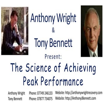 The Science of Achieving Peak Performance - Headway Oxfordshire