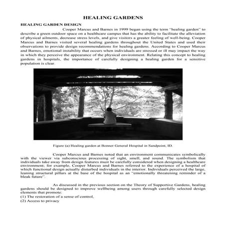 Healing gardens | PDF