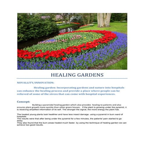 Healing gardens