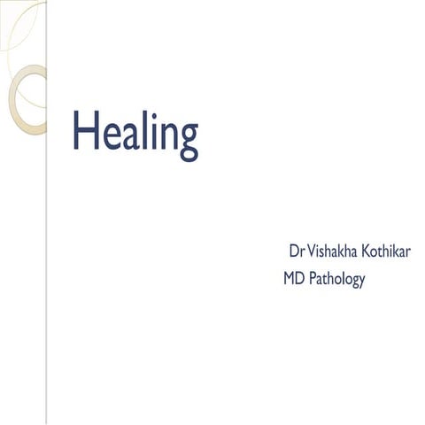 Healing(repair and regeneration) Pathology lecture.ppt