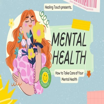 Mental health and how to take care of your mental health | PDF