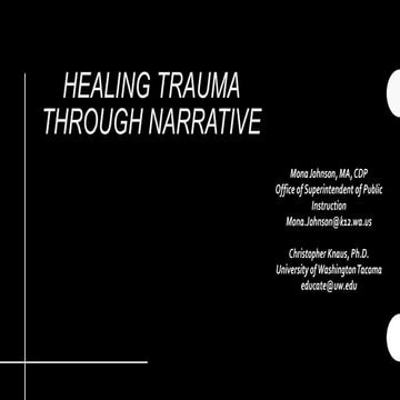 Healing Trauma Through Narrative