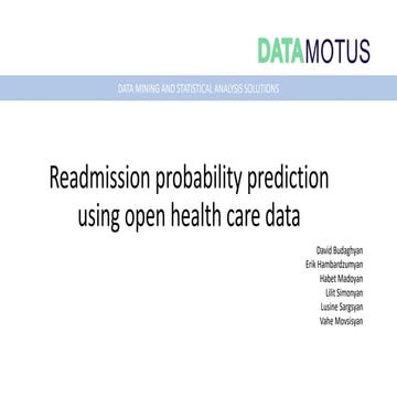 Health care data - survivial analysis, draft