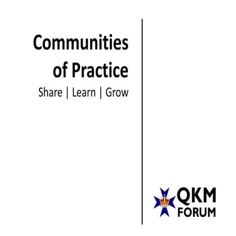 Communities of Practice: Share | Learn | Grow