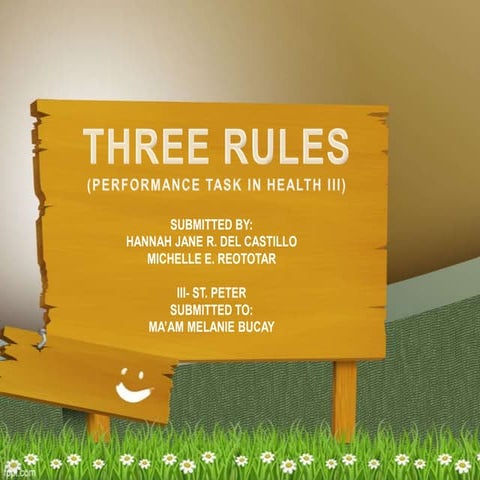 How To Implement the 3 R's in our School :)