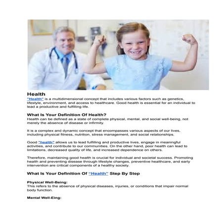 Health (Article in English) | PDF
