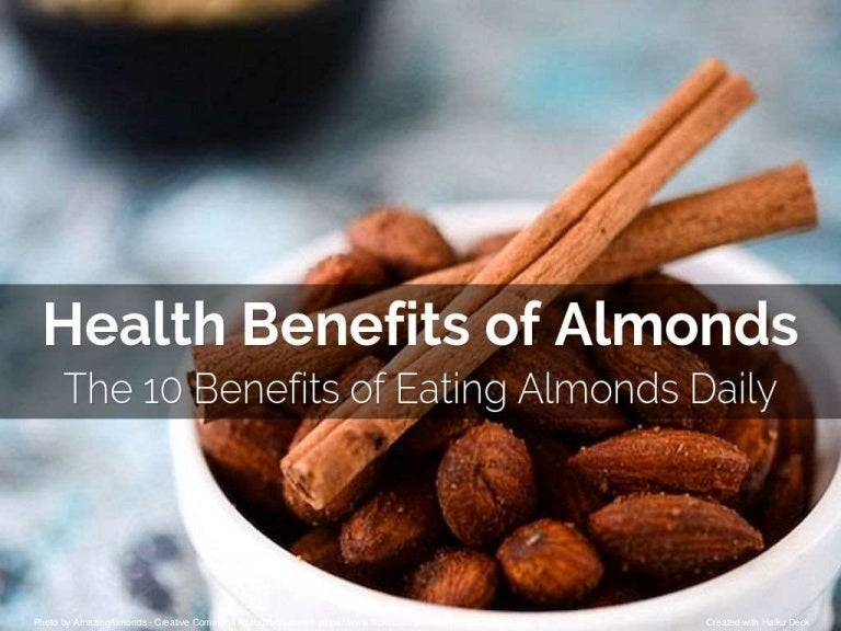 Health benefitsofalmonds