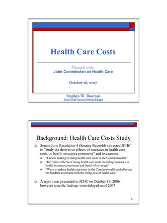 Health Care Costs