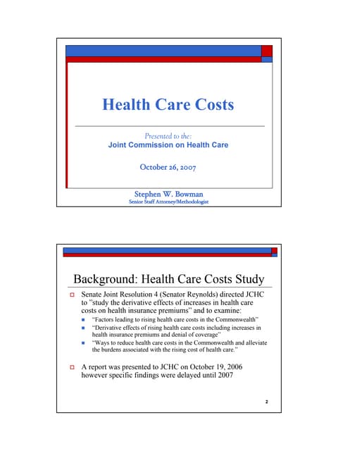 Health Care Costs