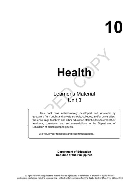 Health grade 10 