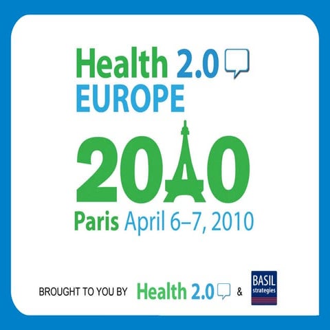 Health 2 0 Europe Presentation