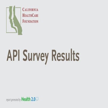 Health 2.0 EMR API report