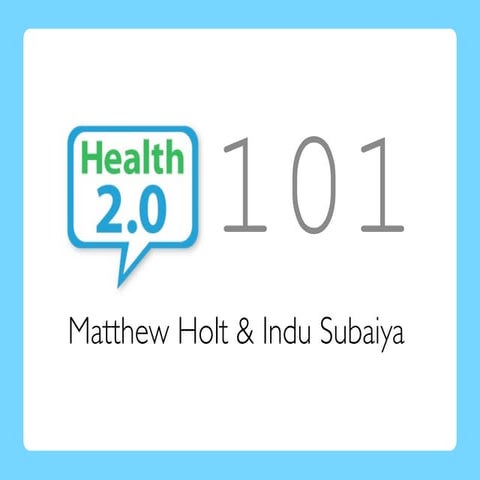 Spring Fling San Diego: Health 2.0 101