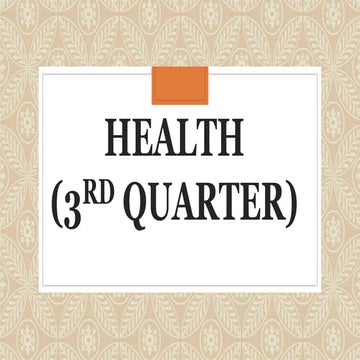 HEALTH 3RD QUARTER - MAPEH GRADE 10.pptx