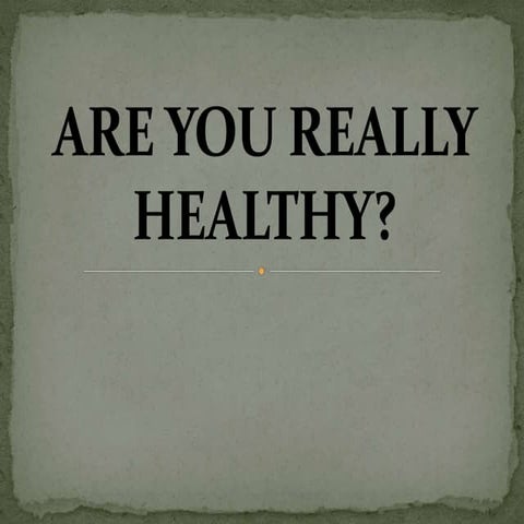 Health and its dimensions