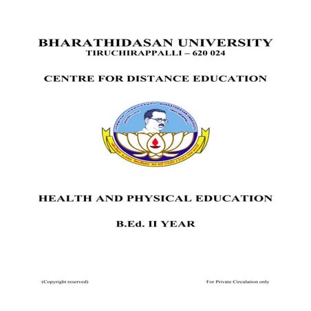 Health and physical education
