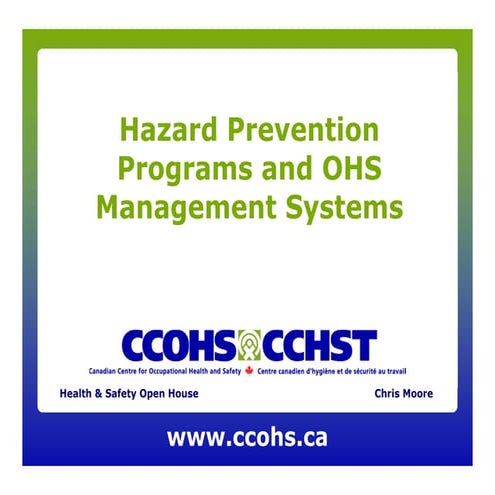 Ohs management system | PPT