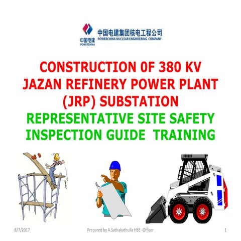 Health and safety representative  inspection trainings.