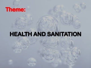 Health and sanitation dingdong.final