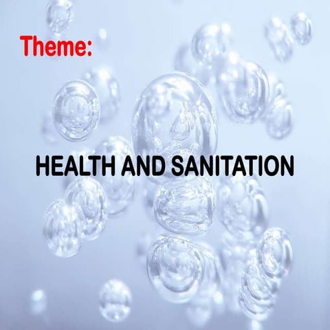 Health and sanitation dingdong..final